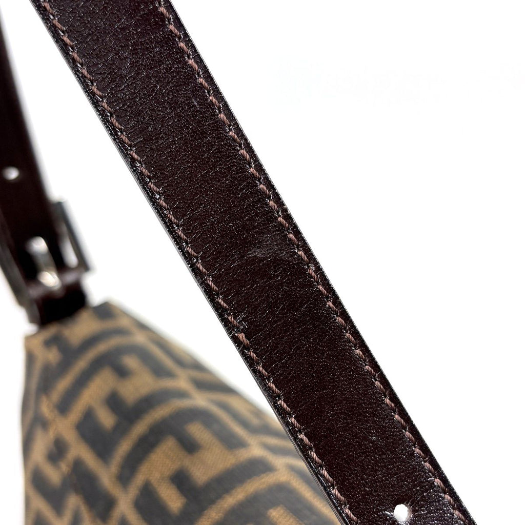 Fendi Shoulder Bag Zucca Pattern Canvas Brown — view 5