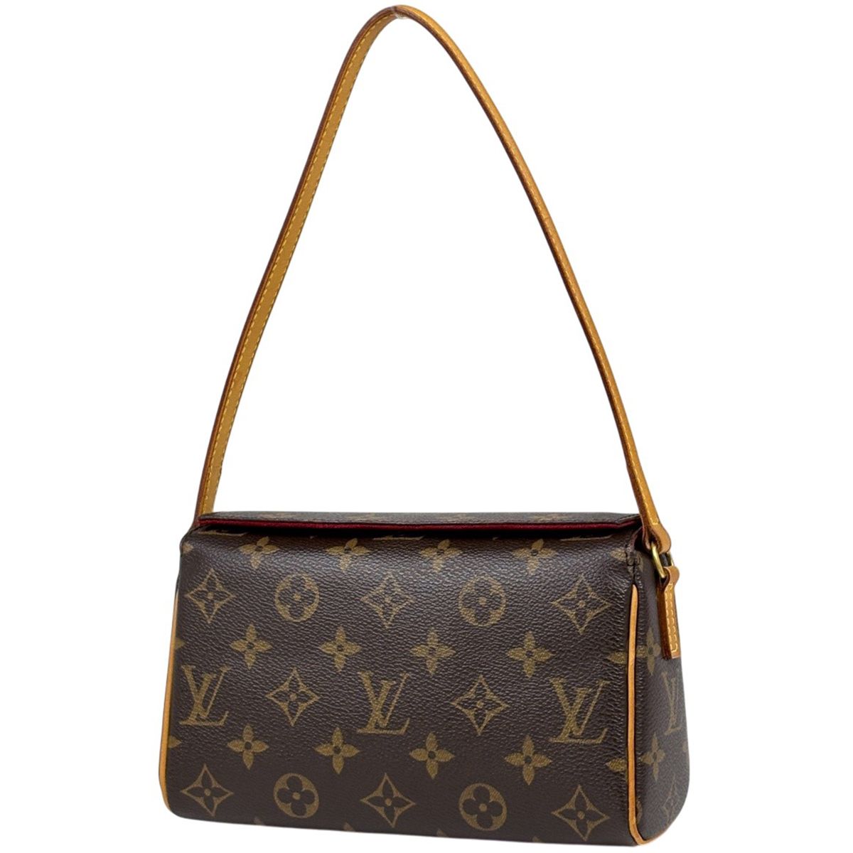 Louis Vuitton Recital Handbag Shoulder Monogram Brown