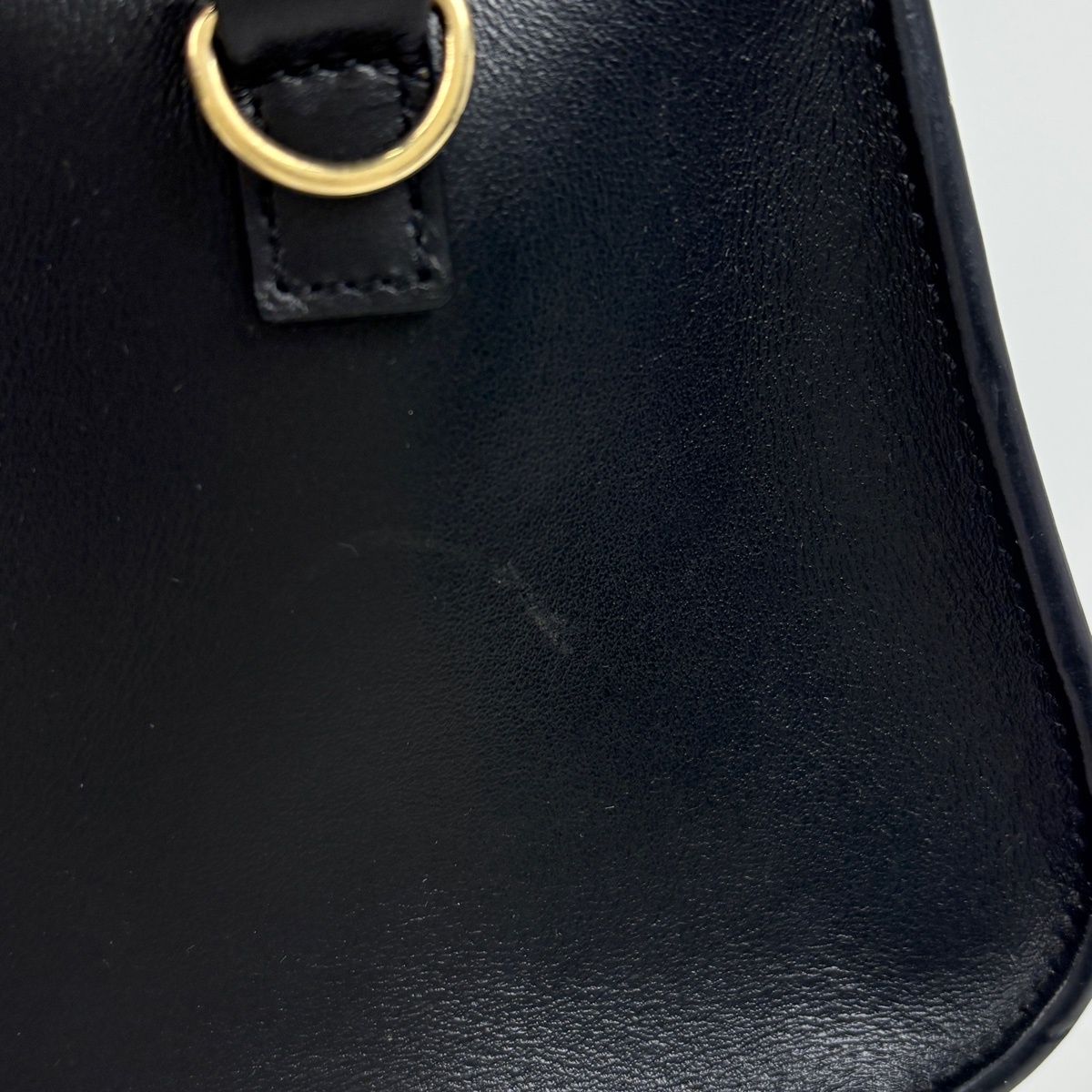 Saint Laurent Baby Cabas Handbag 2-Way Leather Black — view 4