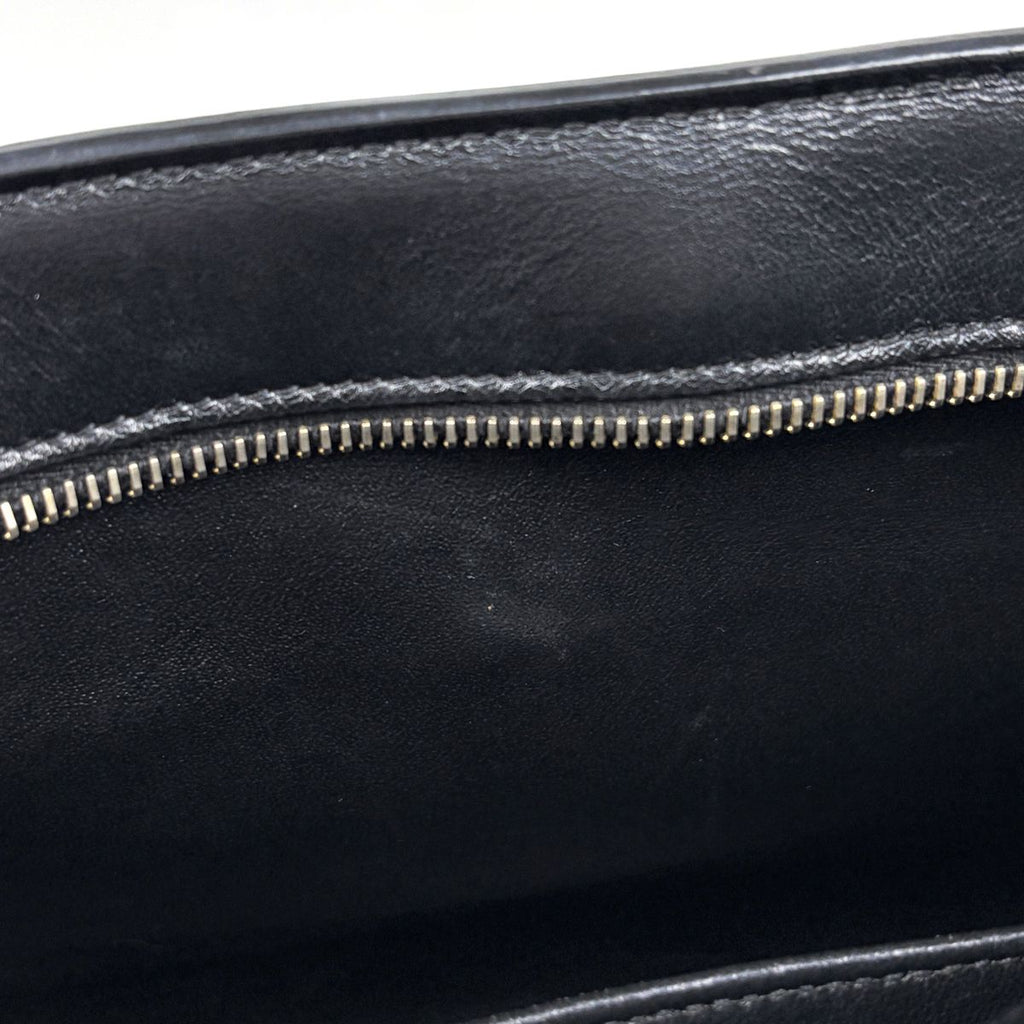 Saint Laurent Baby Cabas Handbag 2-Way Leather Black — view 7