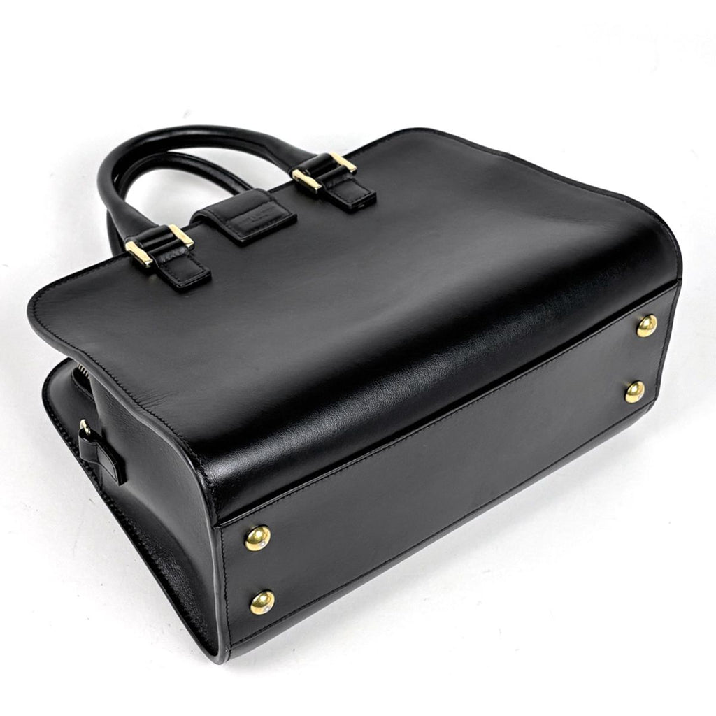 Saint Laurent Baby Cabas Handbag 2-Way Leather Black — view 2