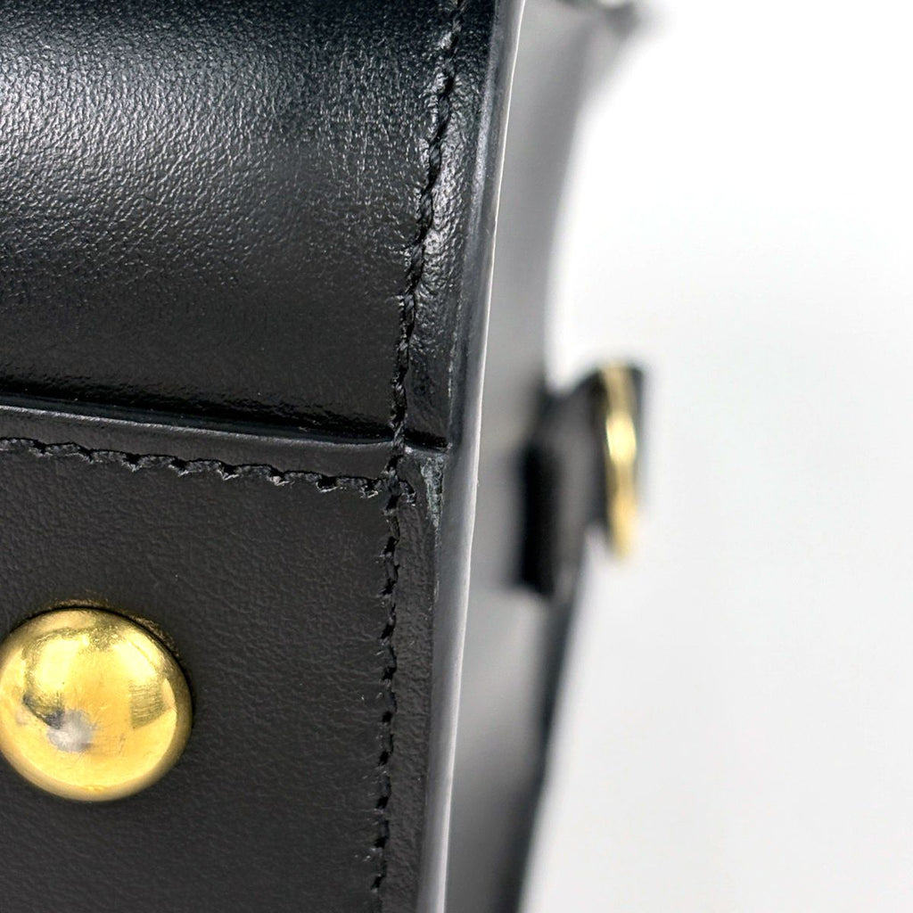 Saint Laurent Baby Cabas Handbag 2-Way Leather Black — view 3