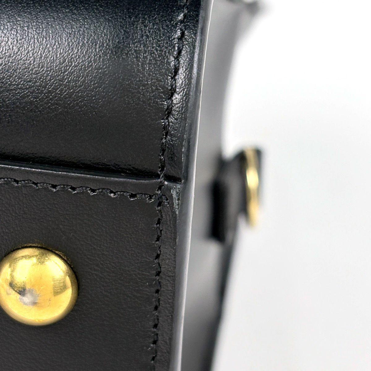 Saint Laurent Baby Cabas Handbag 2-Way Leather Black — view 3