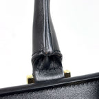Saint Laurent Baby Cabas Handbag 2-Way Leather Black — view 6