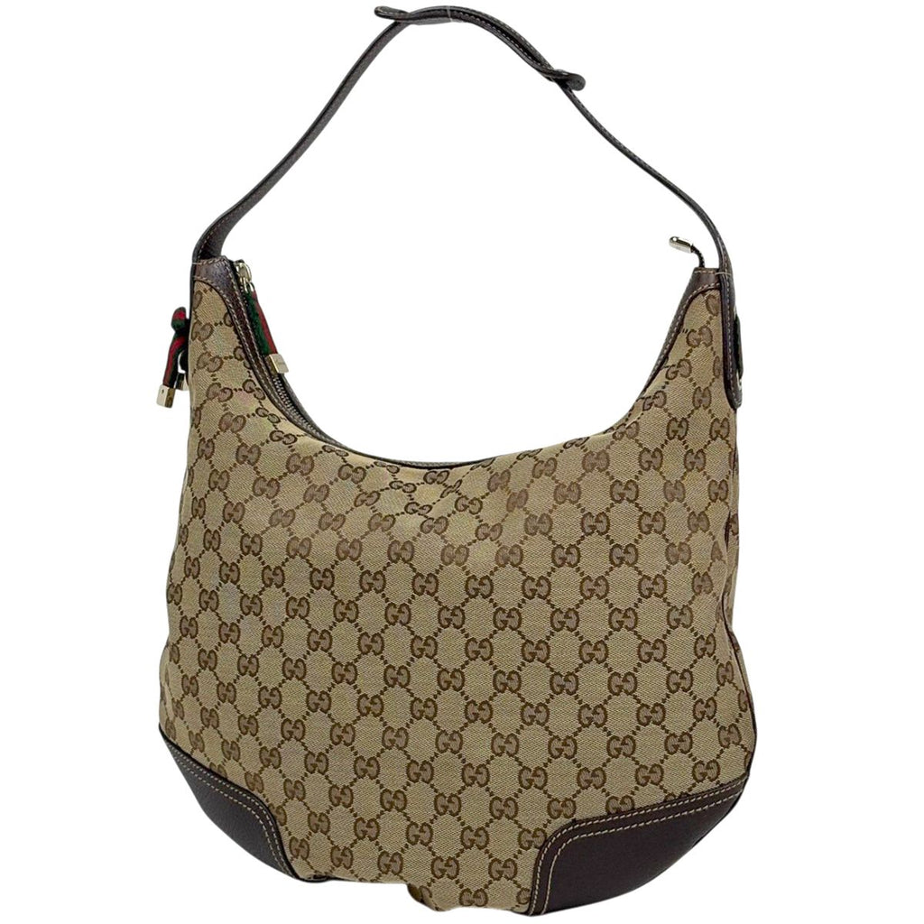 Gucci Shoulder Bag Princy GG Pattern Canvas Brown