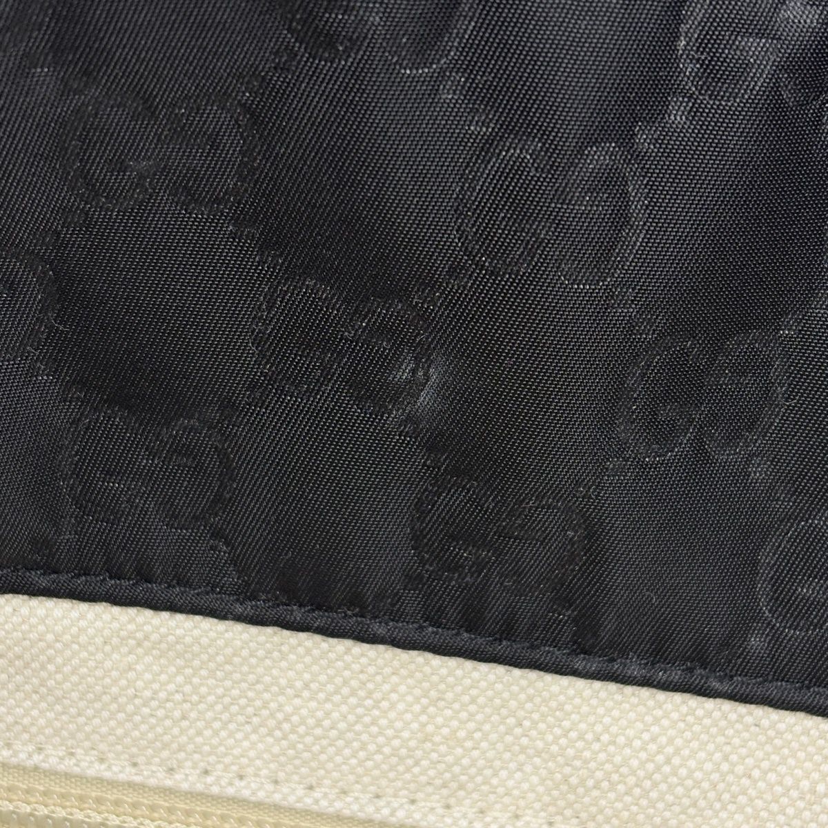 Gucci Tote Bag GG Pattern Nylon Black — view 6