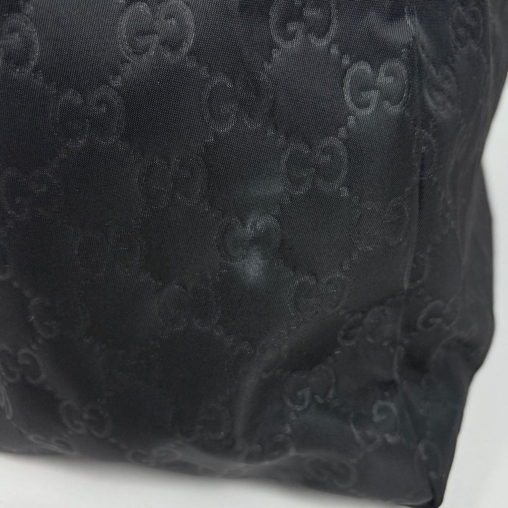 Gucci Tote Bag GG Pattern Nylon Black — view 4