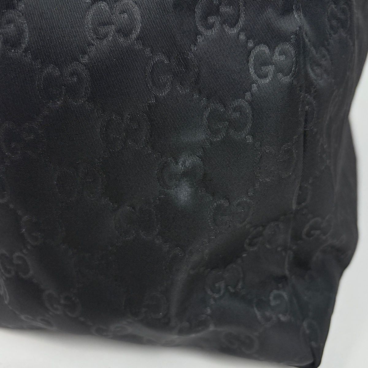 Gucci Tote Bag GG Pattern Nylon Black — view 4
