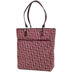 Dior Tote Bag Trotter Pattern Canvas Bordeaux