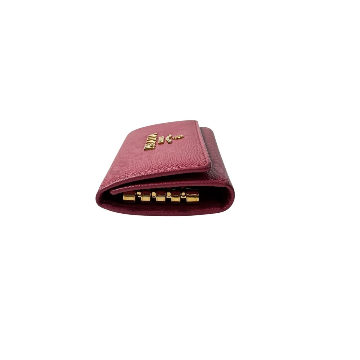 Prada Saffiano Leather Key Case Key Holder — view 3