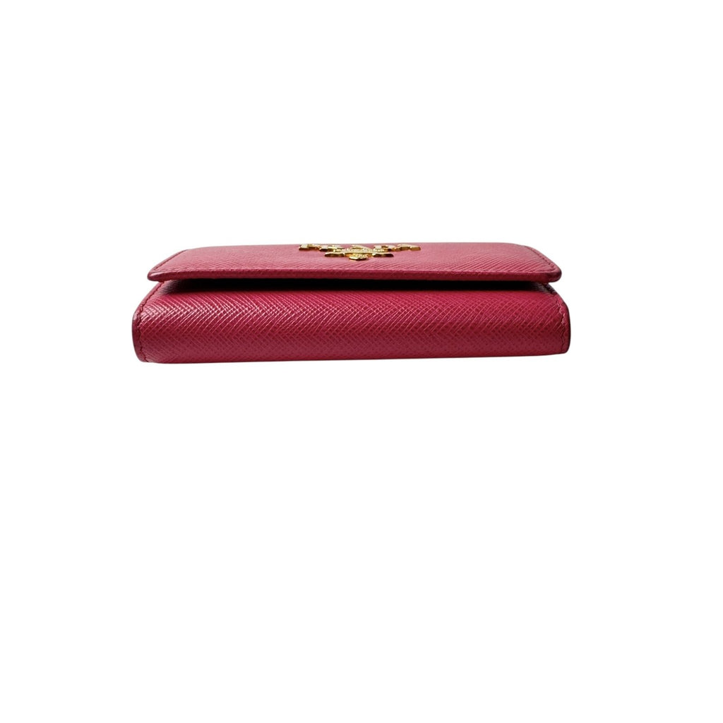 Prada Saffiano Leather Key Case Key Holder — view 5