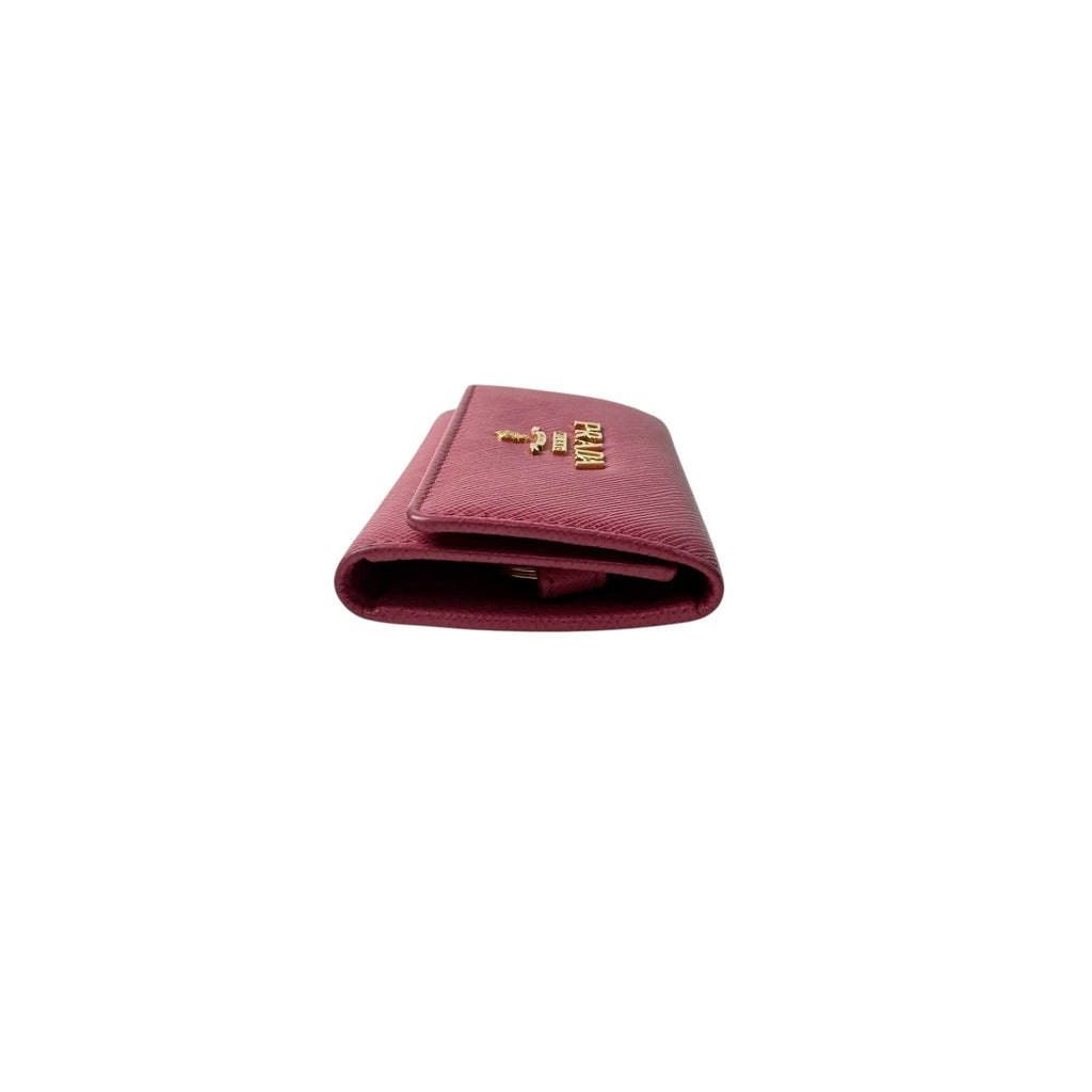 Prada Saffiano Leather Key Case Key Holder — view 4
