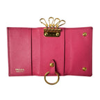 Prada Saffiano Leather Key Case Key Holder — view 6