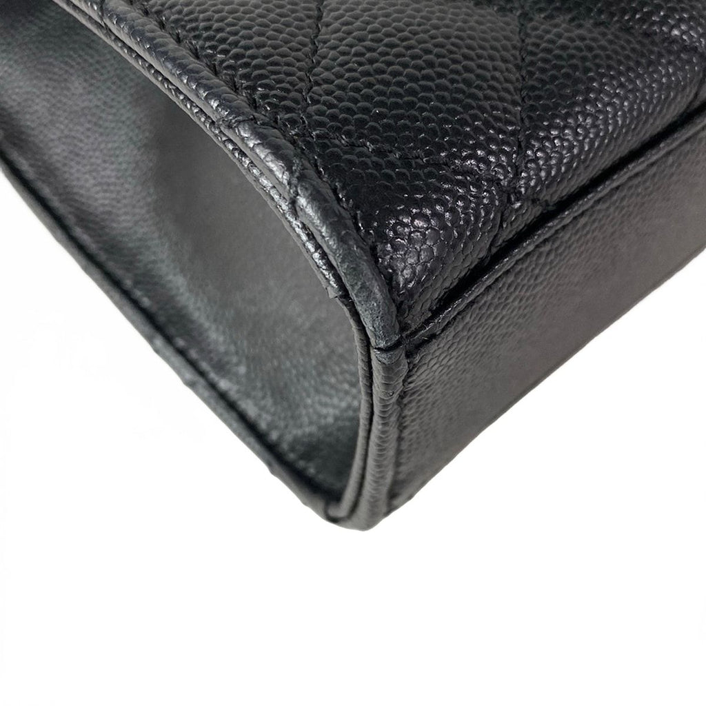 Saint Laurent Paris Shoulder Bag Classic Monogram Satchel Black Chain — view 6