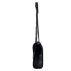 Saint Laurent Paris Shoulder Bag Classic Monogram Satchel Black Chain — view 4