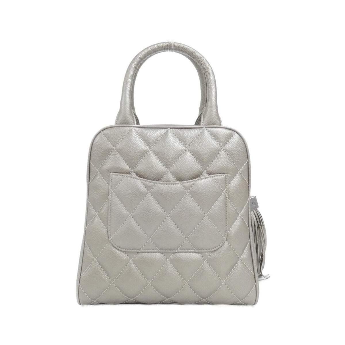 Chanel Bag Handbag Silver — view 2