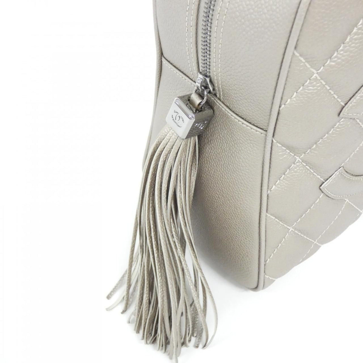 Chanel Bag Handbag Silver — view 5