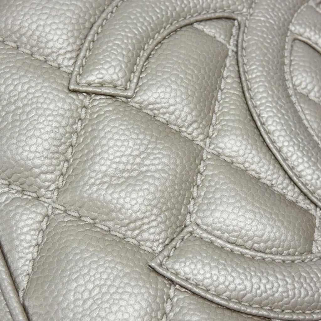 Chanel Bag Handbag Silver — view 4