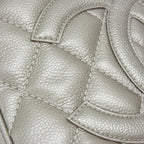 Chanel Bag Handbag Silver — view 4