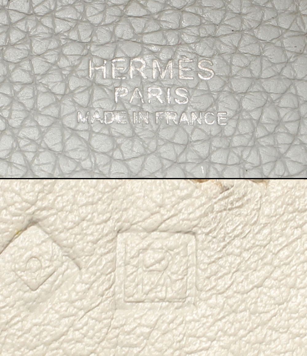 Hermes Handbag Silver Taurillon Clemence Picotin Lock PM — view 4
