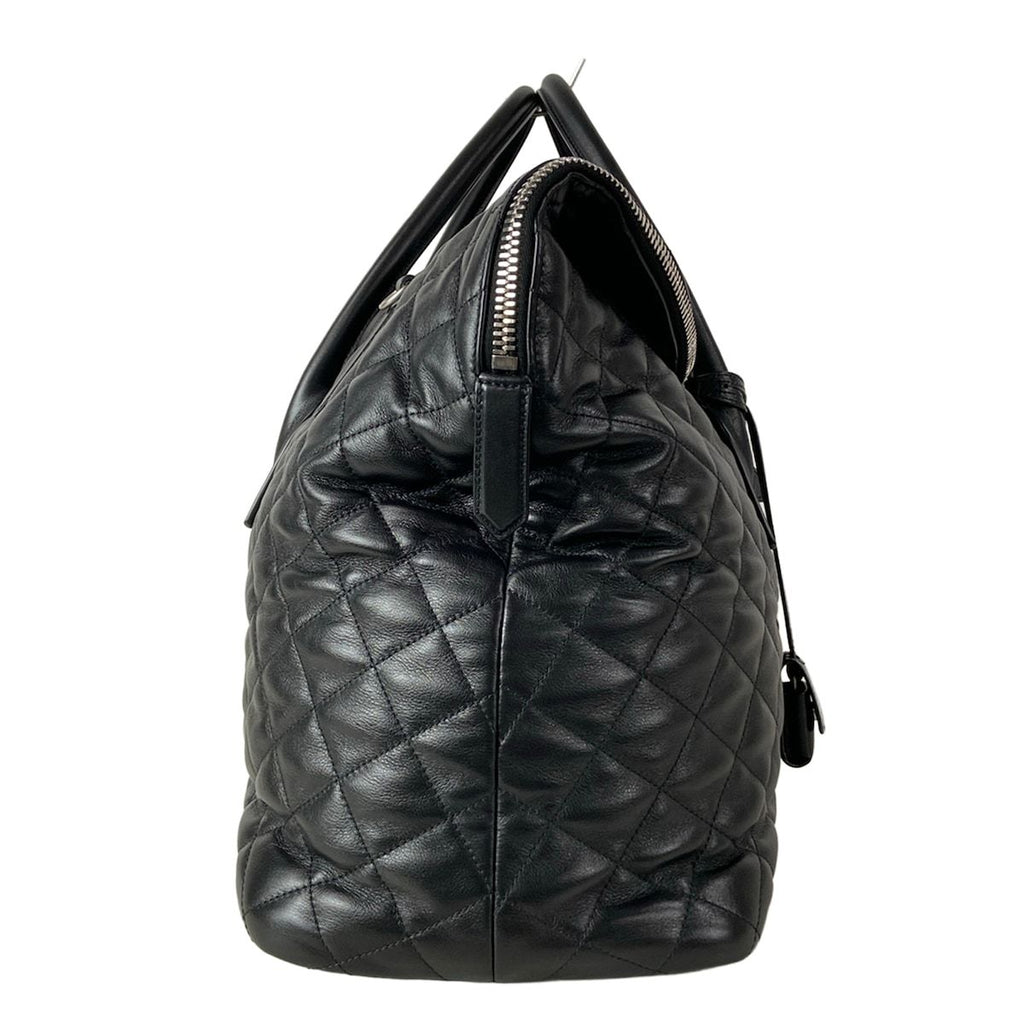 Saint Laurent Paris Boston Bag Black 2-Way Leather — view 2