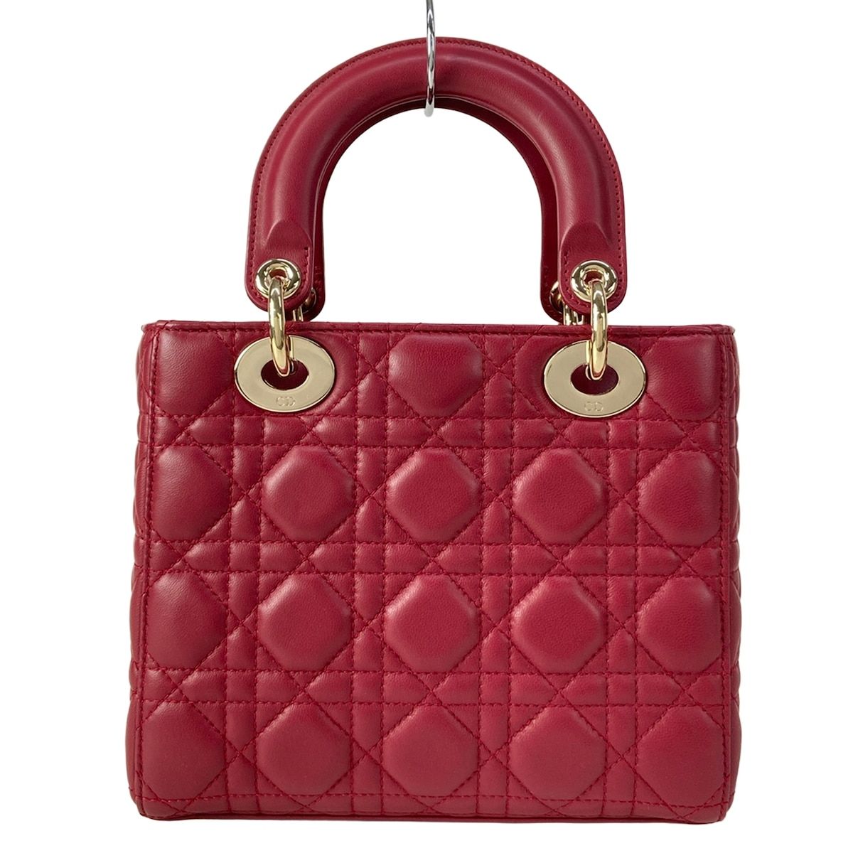 Dior Handbag Lady Bordeaux Leather — view 3