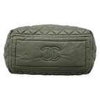 Chanel Tote Bag Coco Cocoon Green Black Gray — view 5