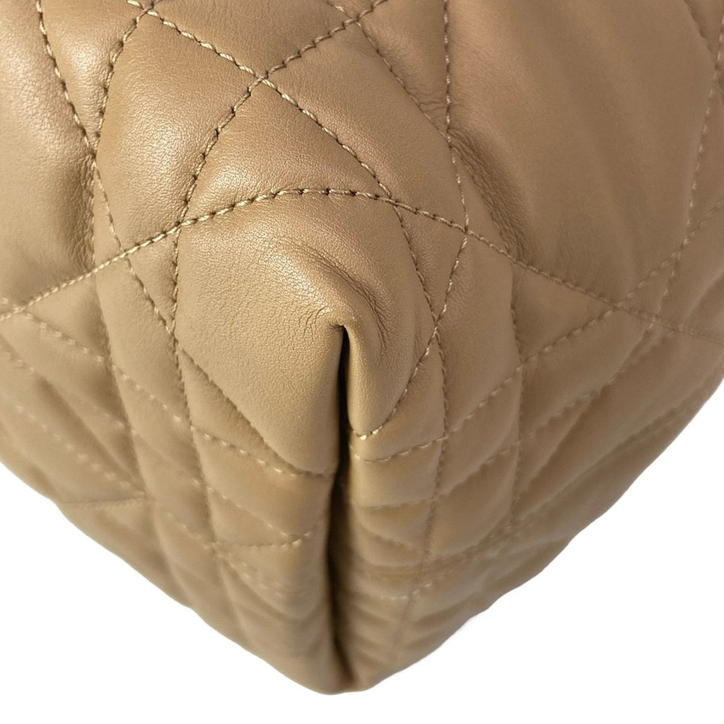 Dior Tote Bag Toujours Medium Light Brown Macro Cannage — view 6