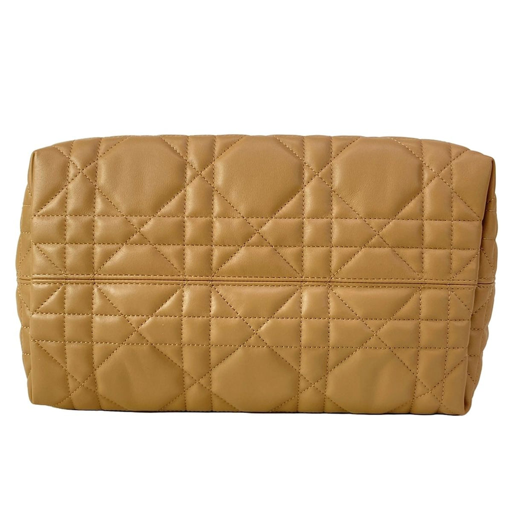 Dior Tote Bag Toujours Medium Light Brown Macro Cannage — view 5