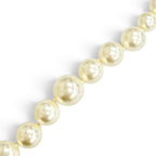 Chanel CC Logo Long Pearl Necklace White Silver — view 6