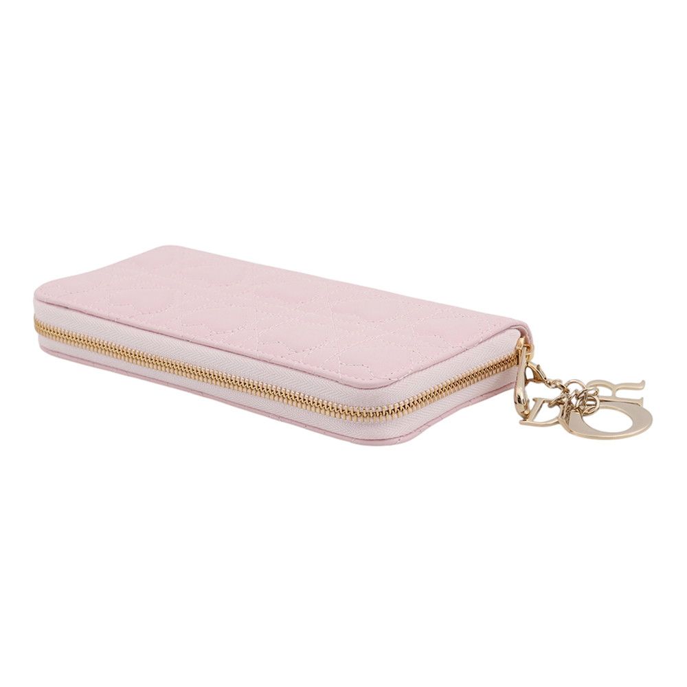 Dior Wallet Dioramour Lady Dior Heart Cannage Lambskin — view 2