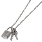Louis Vuitton Lock It Necklace 18k White Gold