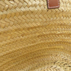 Loewe Flower Basket Tote Bag Calfskin Palm Leaf — view 7