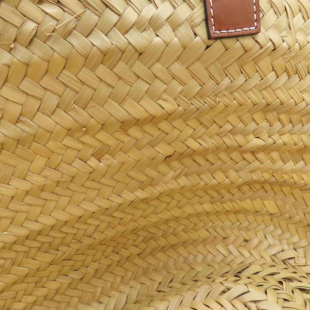 Loewe Flower Basket Tote Bag Calfskin Palm Leaf — view 7