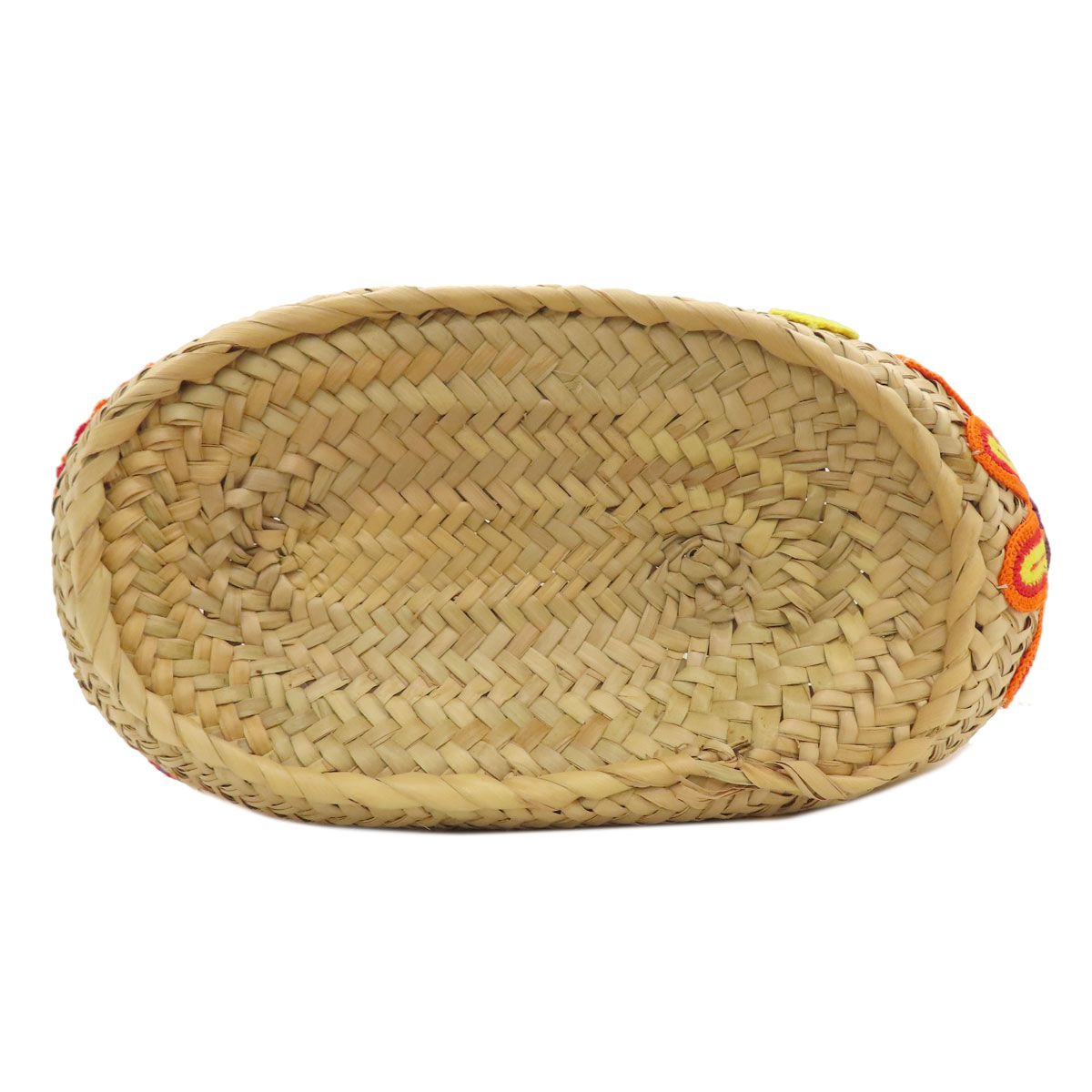 Loewe Flower Basket Tote Bag Calfskin Palm Leaf — view 4