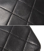 Chanel Chain Shoulder Bag Gold Lambskin Quilted Single Flap — view 6
