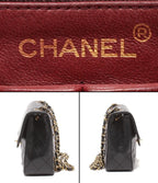 Chanel Chain Shoulder Bag Gold Lambskin Quilted Single Flap — view 4