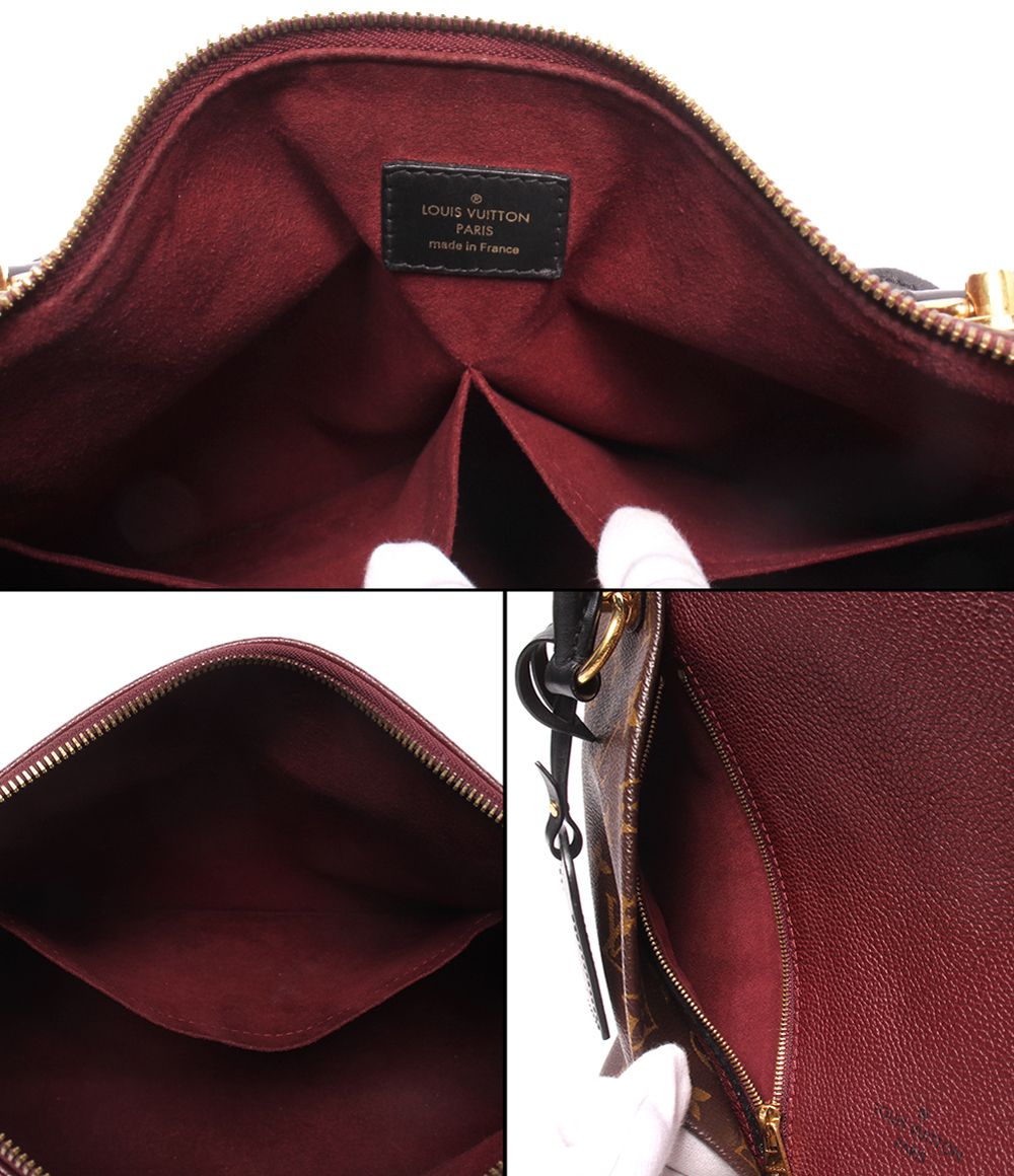 Louis Vuitton 2-Way Shoulder Bag Crossbody Tote MM Monogram — view 6
