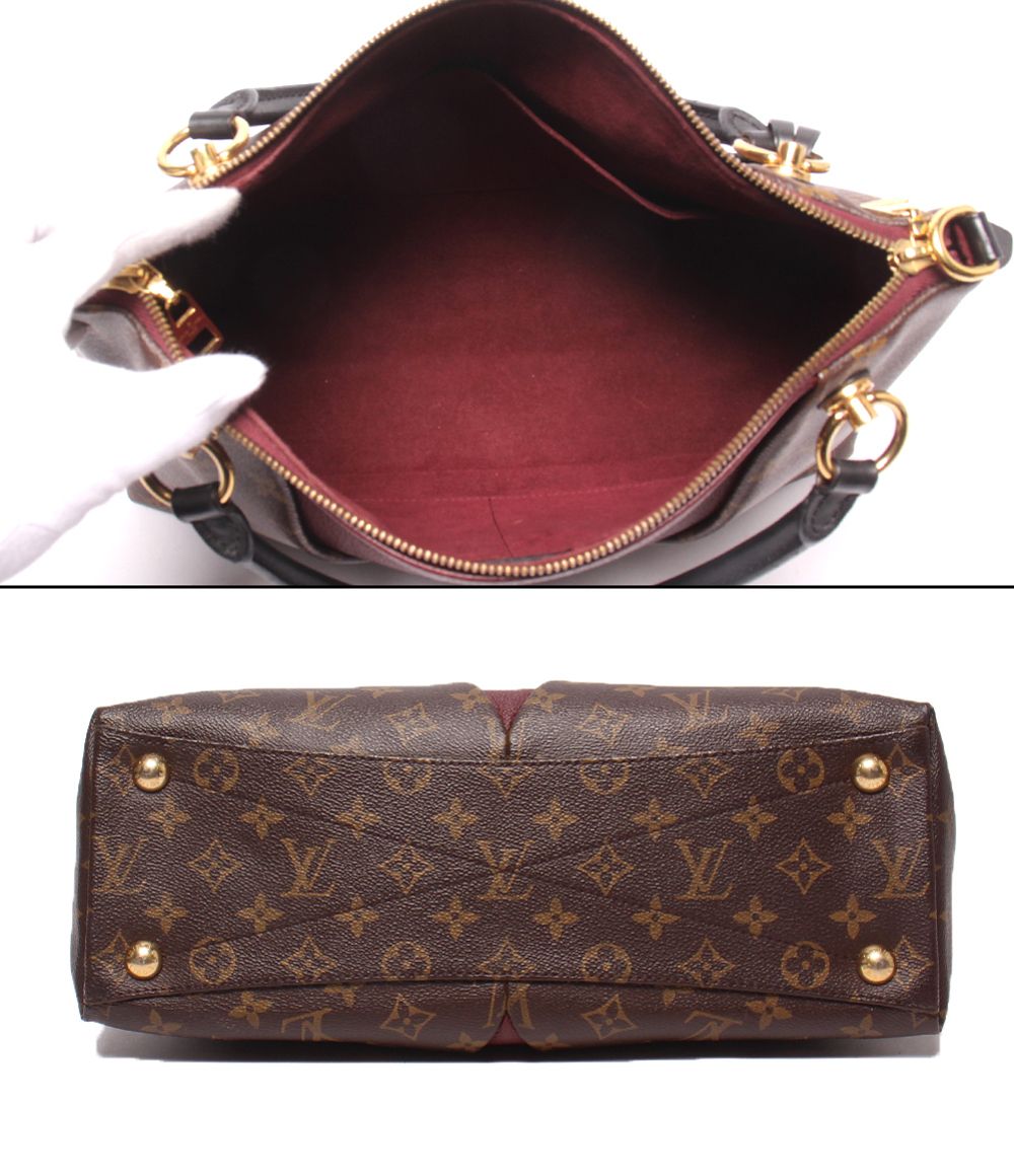 Louis Vuitton 2-Way Shoulder Bag Crossbody Tote MM Monogram — view 3