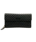 Gucci Zip Around Bifold Wallet Microguccissima