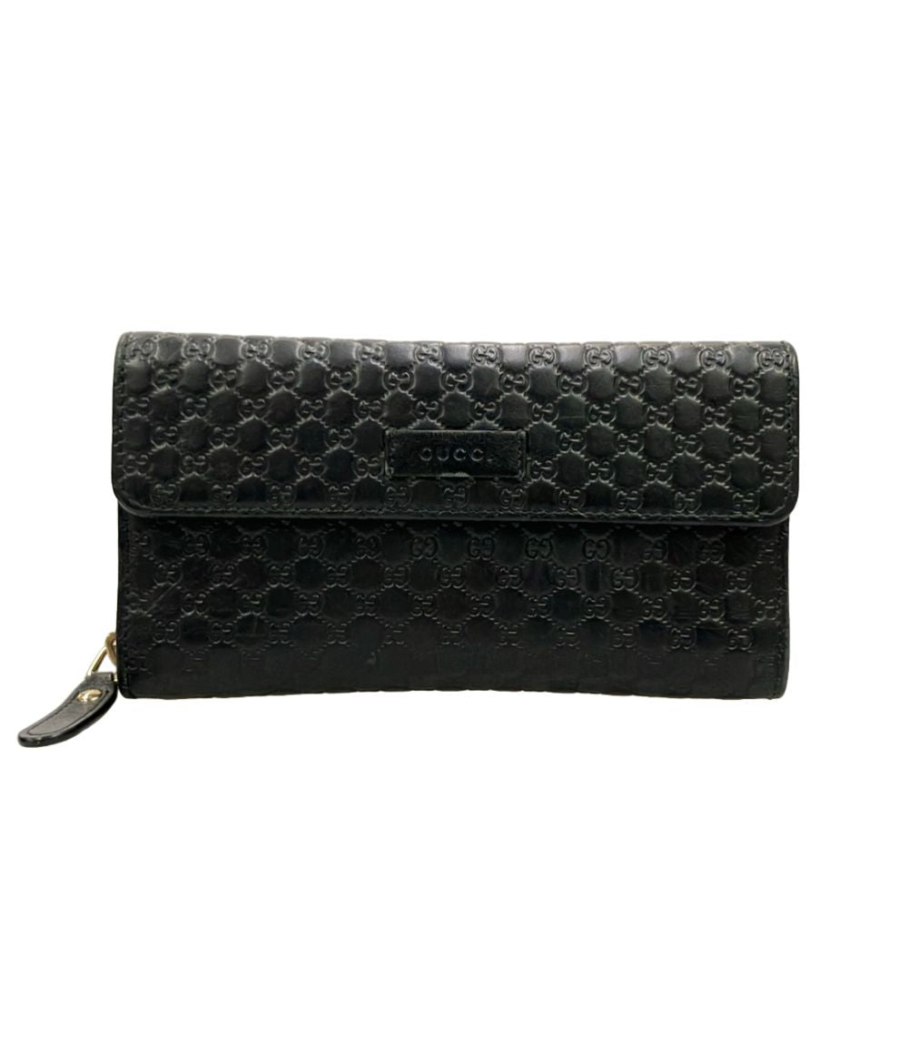 Gucci Zip Around Bifold Wallet Microguccissima