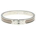 Hermes Mini Click Kelly Bracelet PM Cream Silver