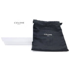 Celine Triomphe Calfskin Gold Belt 70 Black — view 6