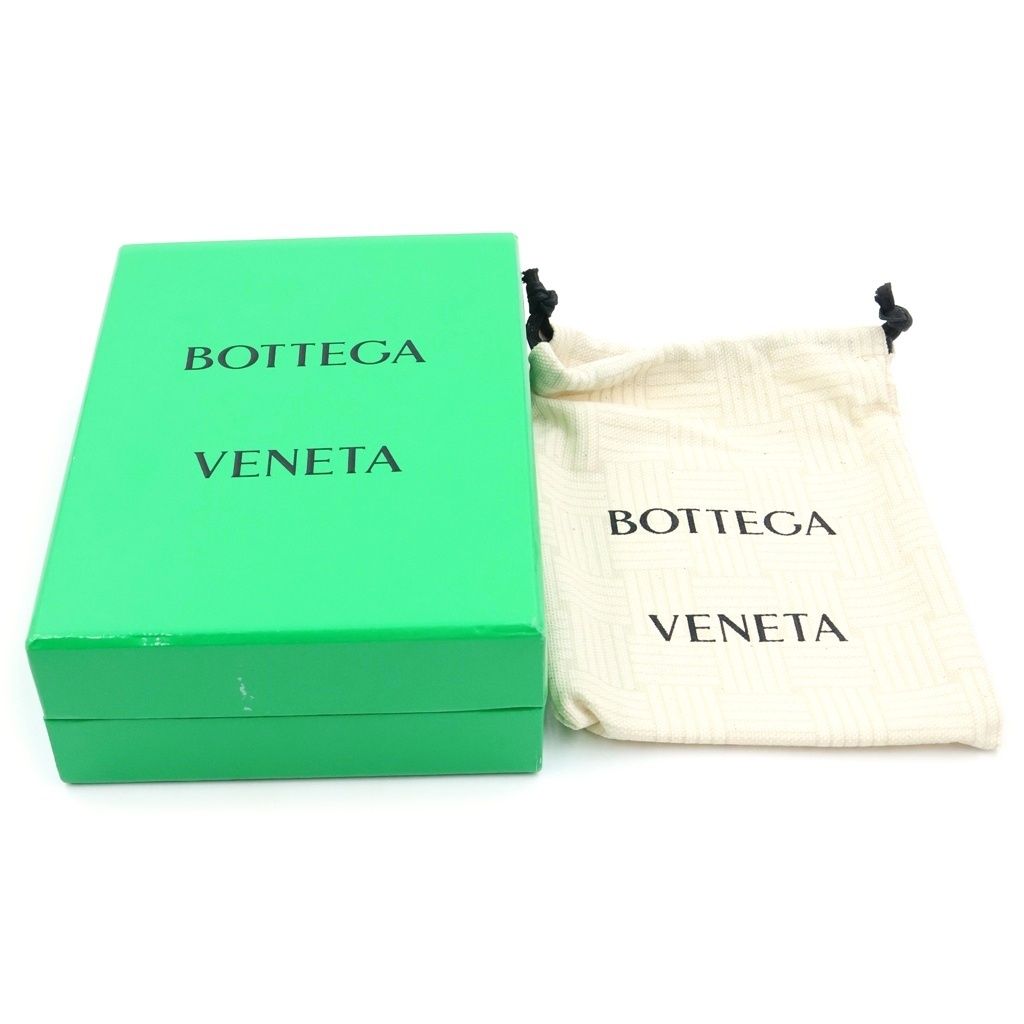 Bottega Veneta Intrecciato Leather Card Case Coin Purse Khaki — view 6