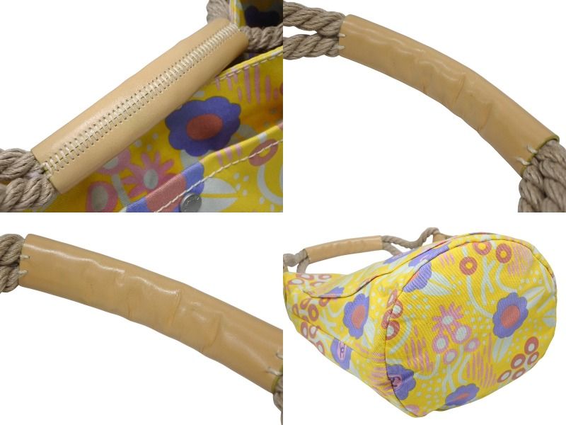 Chanel Flower Rope CC Logo Tote Bag Canvas Multicolor — view 5