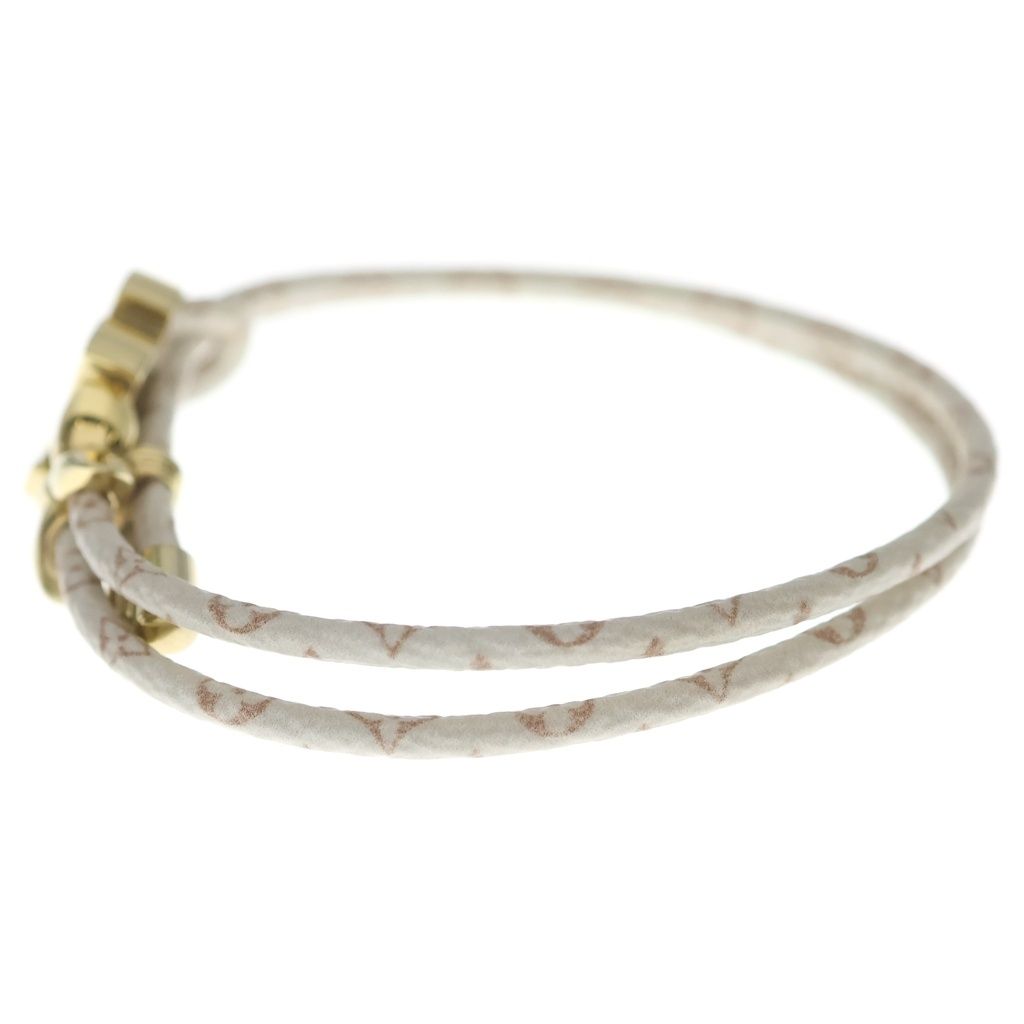 Louis Vuitton Bracelet LV Blue M Monogram Dune Bangle White — view 4