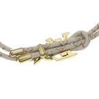 Louis Vuitton Bracelet LV Blue M Monogram Dune Bangle White — view 5
