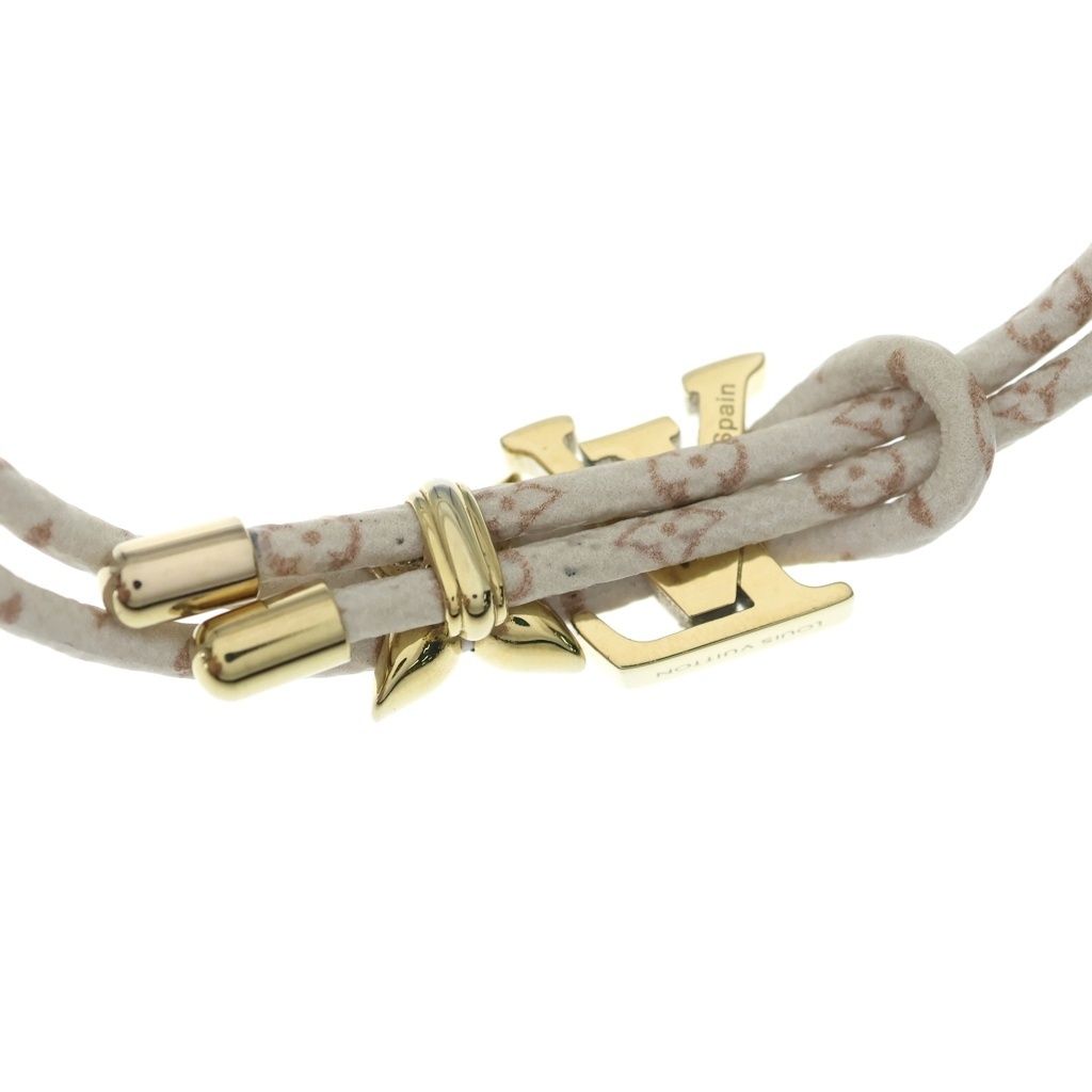 Louis Vuitton Bracelet LV Blue M Monogram Dune Bangle White — view 5