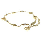 Louis Vuitton LV Heart Motif Pearl Bracelet Gold — view 4