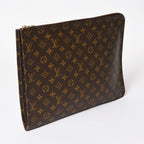 Louis Vuitton Clutch Poche Document Monogram Gold — view 3